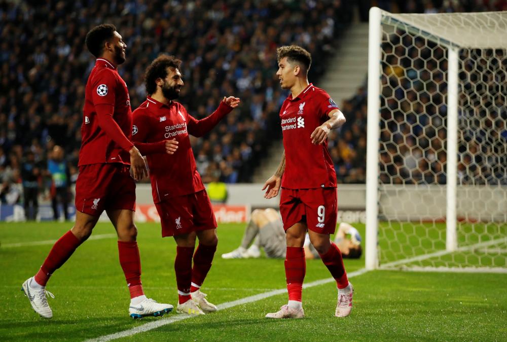 ليفربول يصعد للمربع الذهبي برباعية في بورتو
