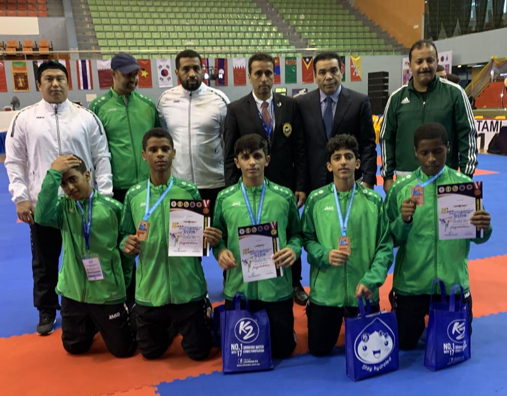 العتيبي ينتزع ذهبية الكاراتيه في البطولة الاسيوية