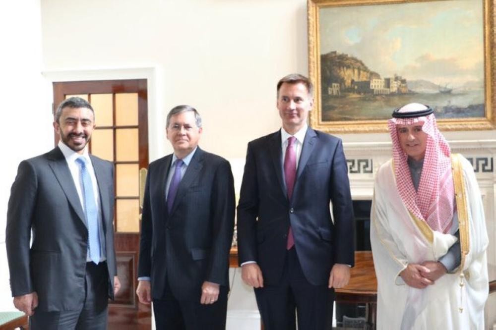 «الجبير» يشارك في اجتماع «رباعية اليمن»