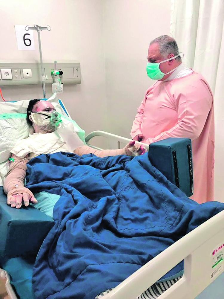 إصابة سعودي بحروق في جسده بإندونيسيا
