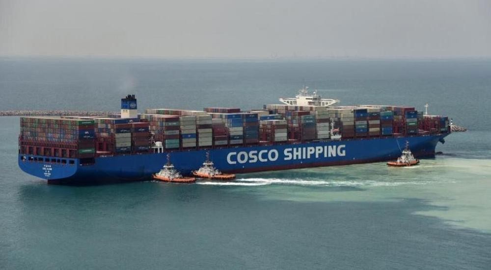 ميناء الملك عبدالعزيز يستقبل السفينة العملاقة «CSCL GLOBE»