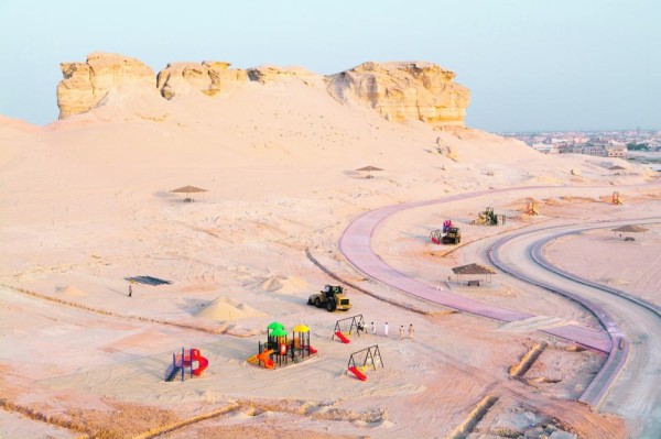 جبل الشعبة وجهة هواة السياحة الجبلية بالأحساء