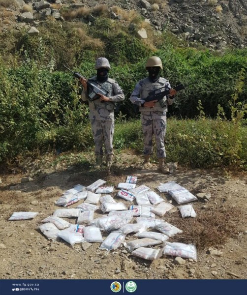 بالصور.. إحباط تهريب 1.3 طن «حشيش»