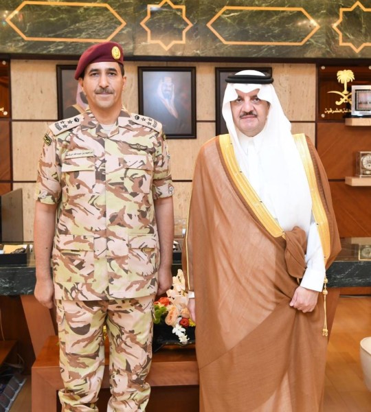 أمير الشرقية يقلد «الرشيد» رتبته الجديدة