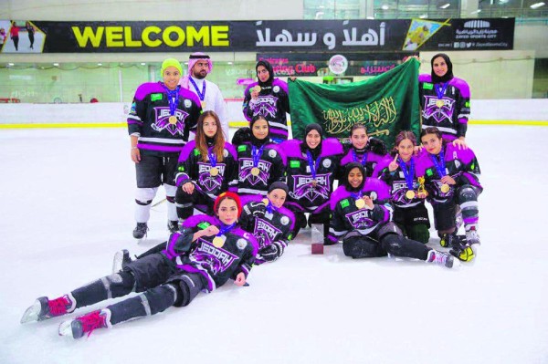 «جدة» يحقق أول كأس للرياضات الجليدية