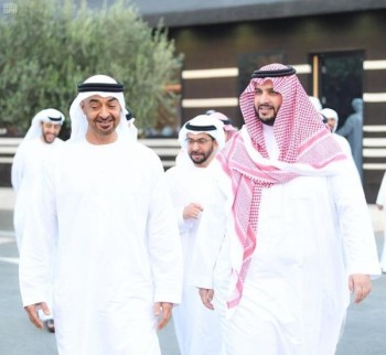 الأمير تركي بن محمد بن فهد ينقل تحيات القيادة لولي عهد أبو ظبي