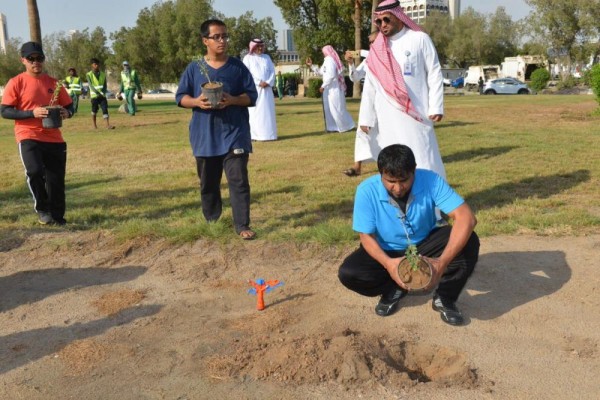 جدة.. زراعة 200 شتلة في حي البلد