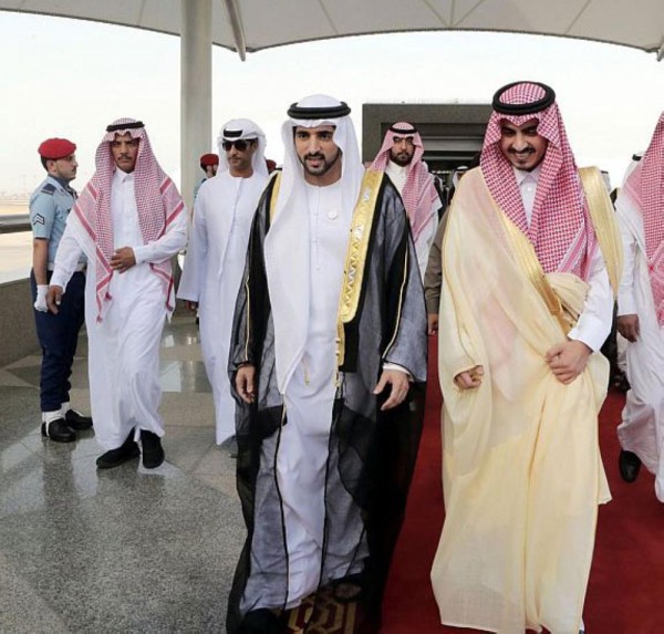 ولي عهد دبي يصل جدة