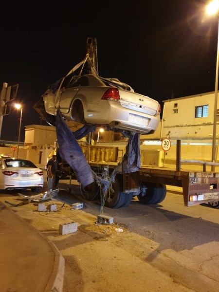 رفع 21 سيارة تالفة بـ«بقيق»