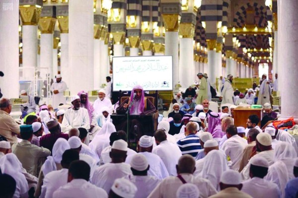 برنامج علمي بالمسجد النبوي عن «الاعتكاف»