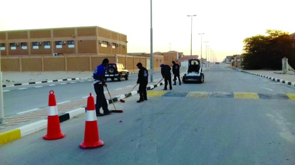 بلدية عين دار تجهز الحدائق العامة والساحات