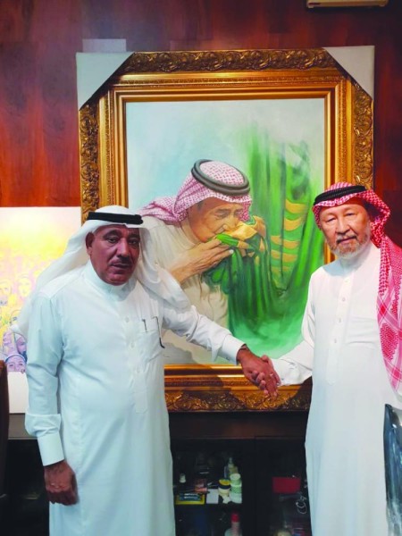 السماعيل يزور الفنان ضياء عزيز