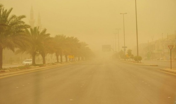 طقس اليوم : رياح وغبار  على الشرقية والقصيم والرياض