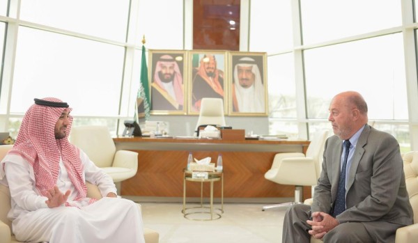 رئيس الهيئة يستقبل رئيس الاتحاد الدولي للكاراتيه