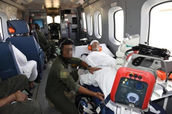 إخلاء طبي لمسن إماراتي فى منطقة نائية بالرياض