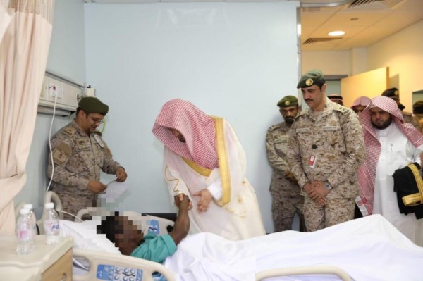 النائب العام يزور مصابى الحد الجنوبي