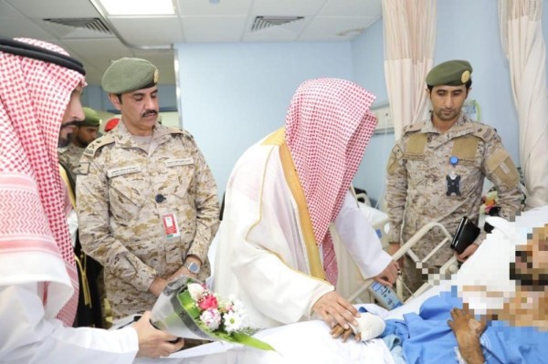 النائب العام يزور مصابى الحد الجنوبي