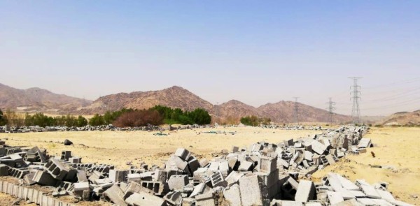 إزالة تعديات على 14 أرضًا جنوب مكة 