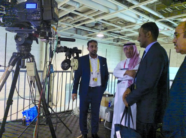 وزير الإعلام يزور المركز الإعلامي للقمة بأوساكا