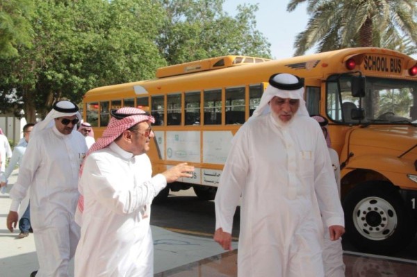 كاميرات و GPS لحافلات النقل المدرسي بينبع الصناعية
