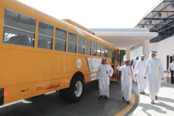 كاميرات و GPS لحافلات النقل المدرسي بينبع الصناعية