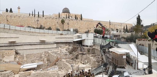 فلسطين تحذر من خطورة الحفريات الإسرائيلية