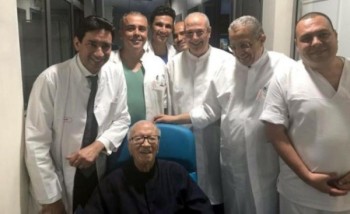 الرئيس التونسي يتعافى ويغادر المستشفى