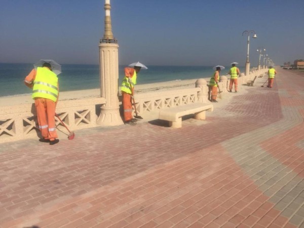 رفع 124 ألف متر مكعب أنقاض بالخفجي