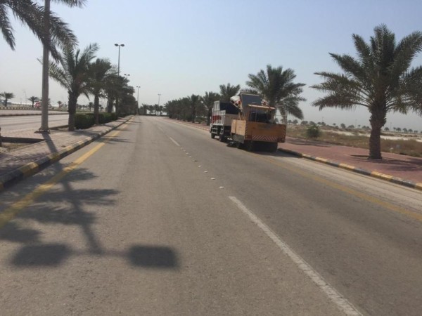 رفع 124 ألف متر مكعب أنقاض بالخفجي