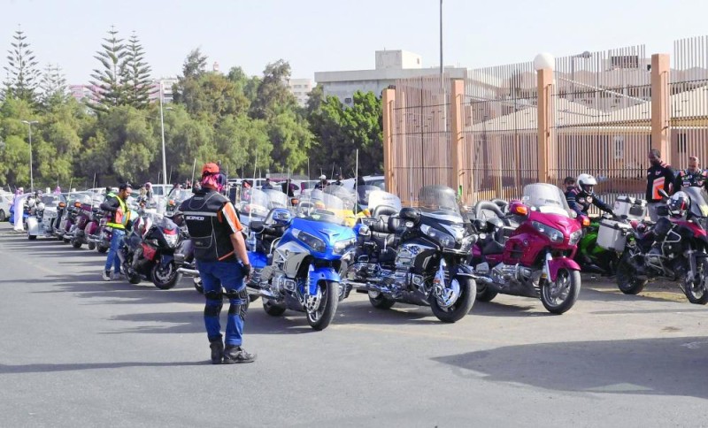 350 دراجا من دول العالم لدعم السياحة الداخلية