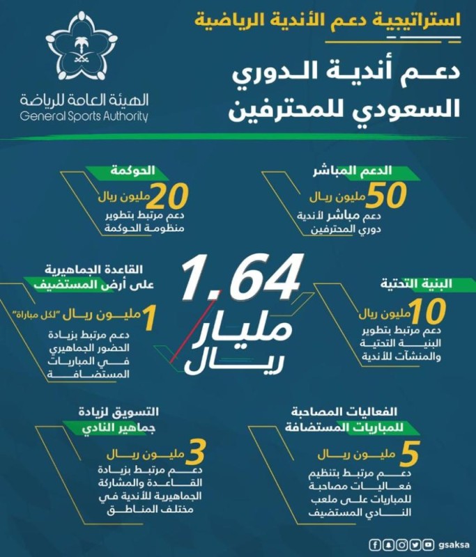 استثمار وتنافسية وتطوير.. القيادة تدعم الرياضة