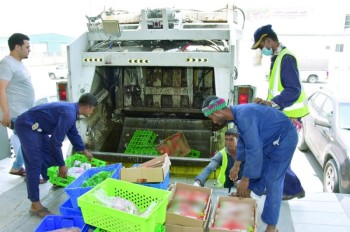 ضبط لحوم فاسدة في الثلاجات المركزية بالدمام