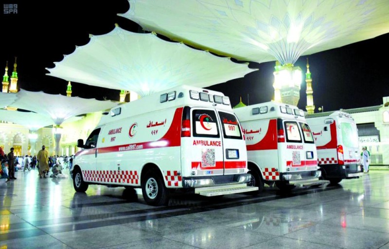 60 فرقة إسعافية وطبية بالمسجد النبوي