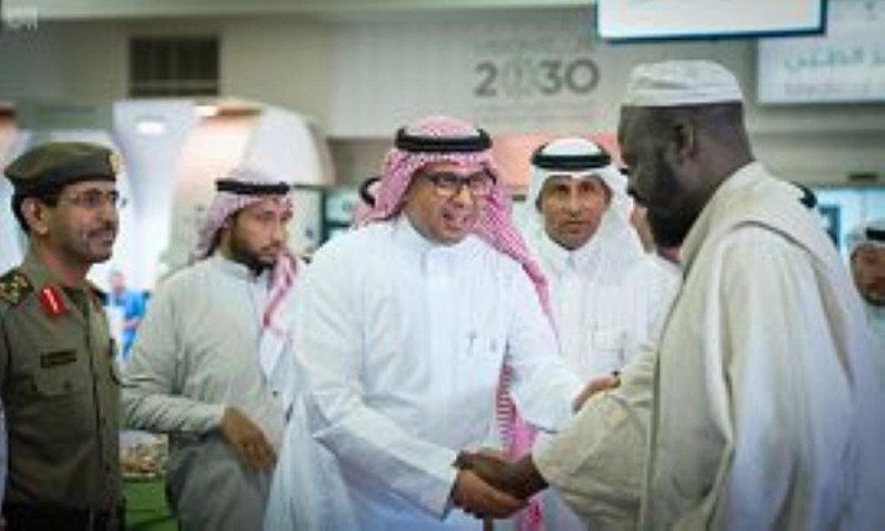 بالصور .. الحجاج في مكة «واحة النفس المطمئنة»