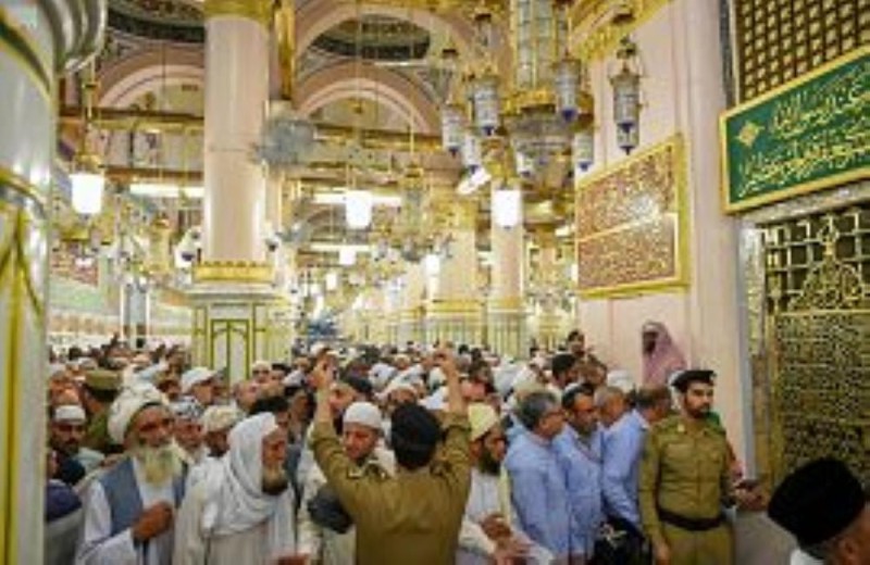 بالصور .. الحجاج في مكة «واحة النفس المطمئنة»