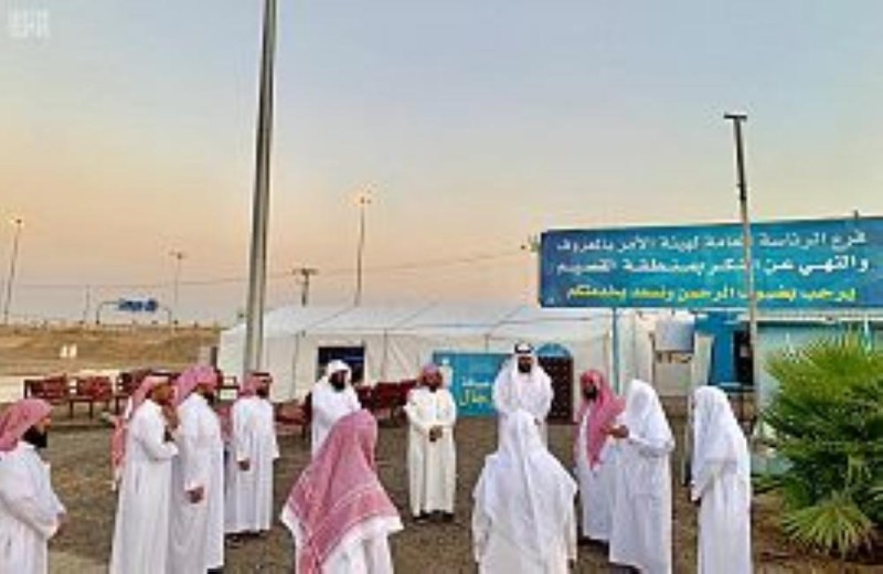 بالصور .. الحجاج في مكة «واحة النفس المطمئنة»