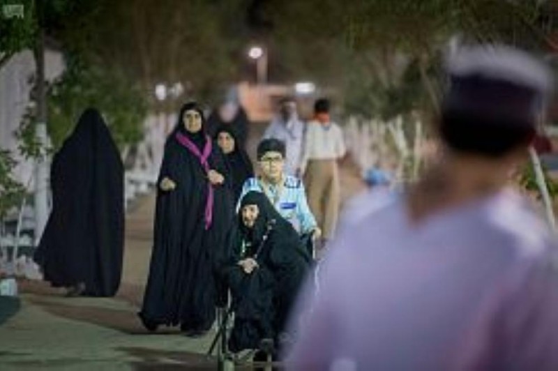 بالصور .. الحجاج في مكة «واحة النفس المطمئنة»