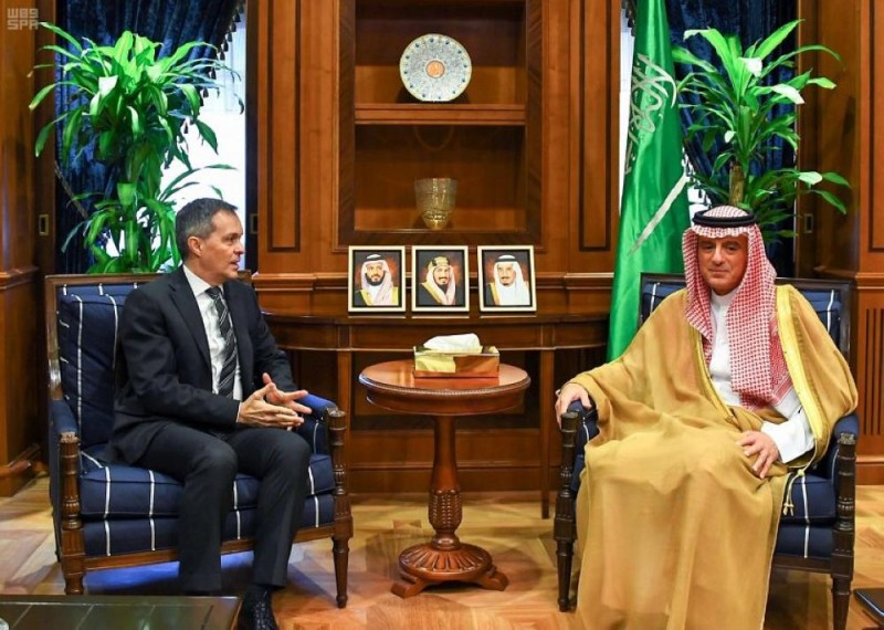 الجبير يستقبل سفراء التشيك وإسبانيا والبرازيل