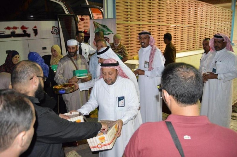 منفذ الحديثة يستقبل طلائع حجاج الأردن