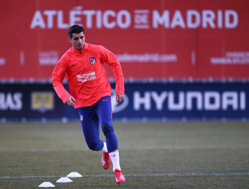 أتلتيكو مدريد: موراتا يعاني من إصابة خفيفة في الساق اليمنى