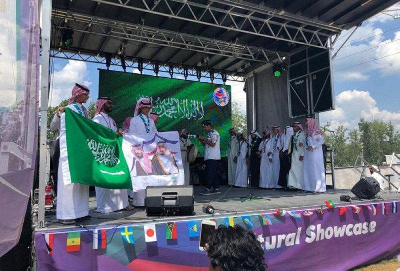 بالصور.. الكشافة تشارك في «اليوم العربي» بأمريكا