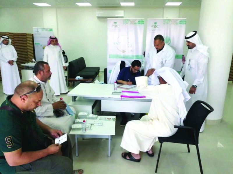 صالة حديثة لاستقبال حجاج الكويت بمنفذ الرقعي