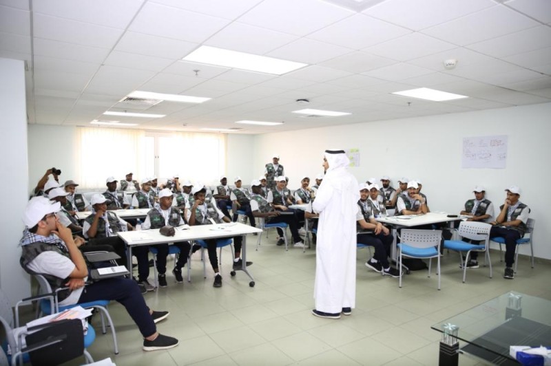 ورشة تدريب لمتطوعي هيئة الرياضة في مسك الخيرية