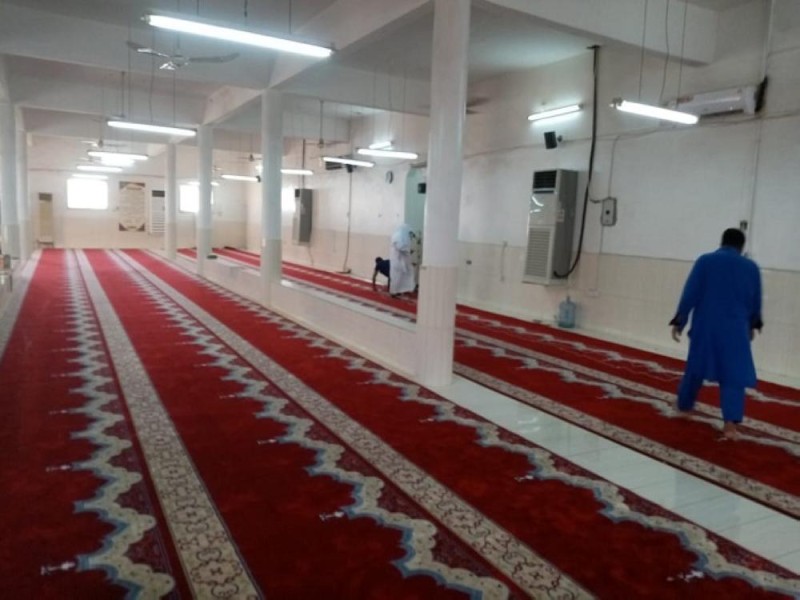 50 ألف متر سجاد فاخر لفرش مساجد بالرياض
