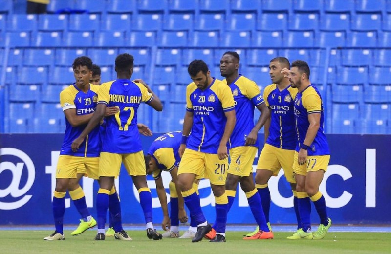 النصر يتعثر بالتعادل مع الوحدة الاماراتي