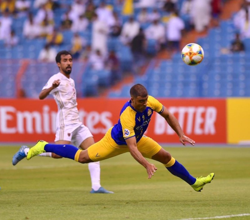 النصر يتعثر بالتعادل مع الوحدة الاماراتي