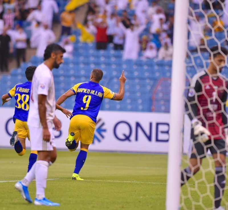 النصر يتعثر بالتعادل مع الوحدة الاماراتي