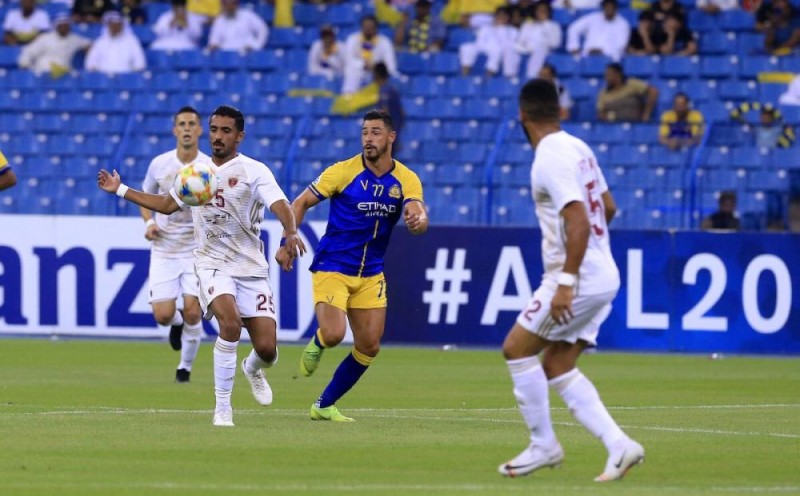 النصر يتعثر بالتعادل مع الوحدة الاماراتي