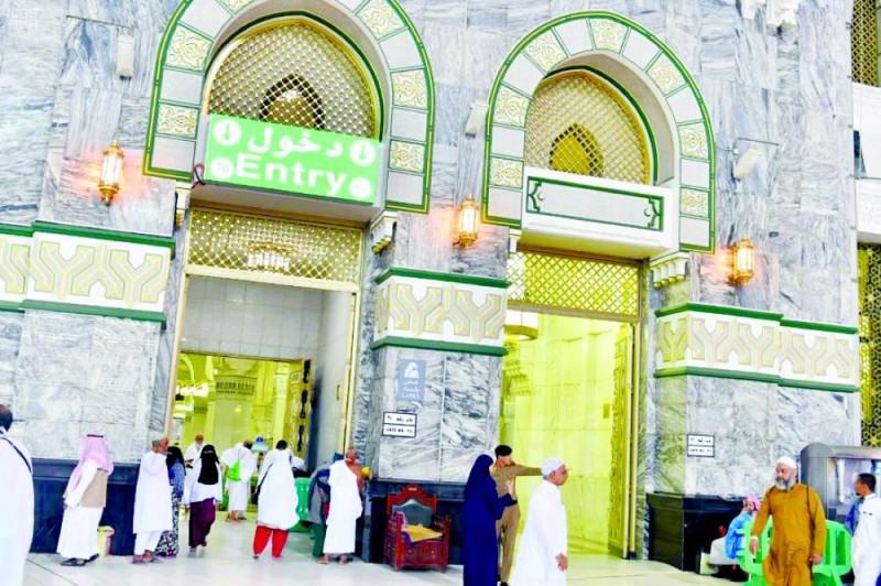 تهيئة 210 أبواب بالمسجد الحرام للحجاج