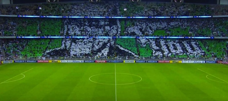 «TRUST YOU».. تيفو الأهلي غيـر
